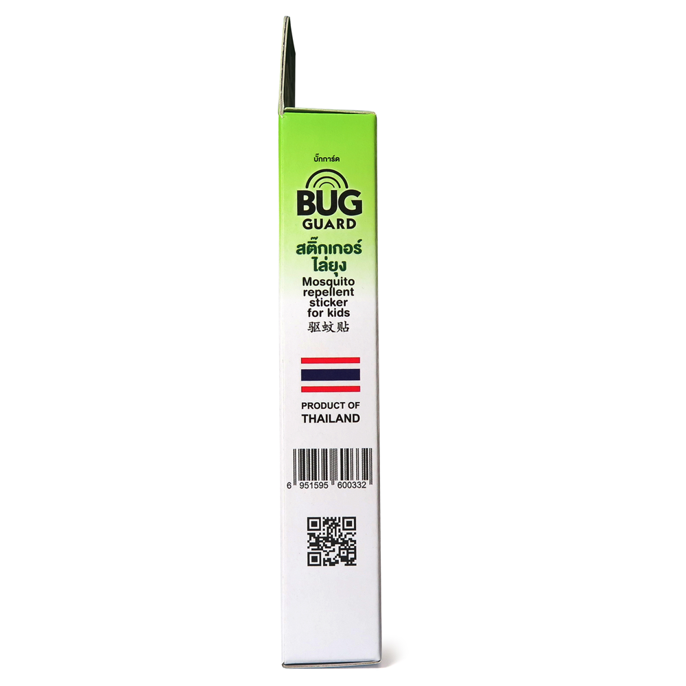BUG GUARD สติกเกอร์กันยุง สำหรับเด็ก สารสกัดธรรมชาติ 100% (กลิ่นตะไคร้หอม) BUG GUARD สติกเกอร์กันยุง สำหรับเด็ก สารสกัดธรรมชาติ 100% (กลิ่นตะไคร้หอม)